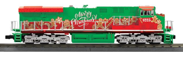 O Gauge RailKing Christmas ES44AC Imperial Diesel Engine